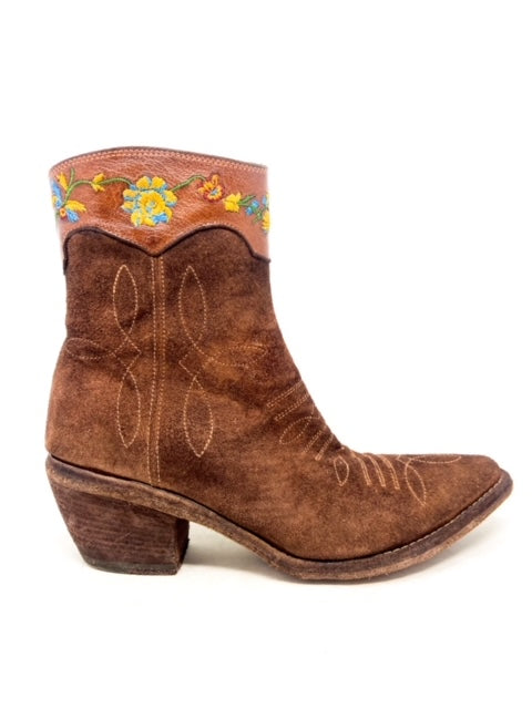 ANKLE BOOT FLOWERS