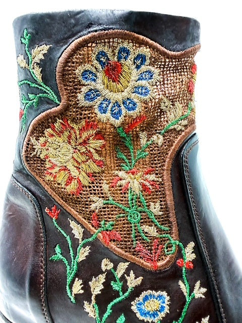 ANKLE BOOT FLOWERS