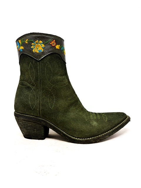 ANKLE BOOT FLOWERS